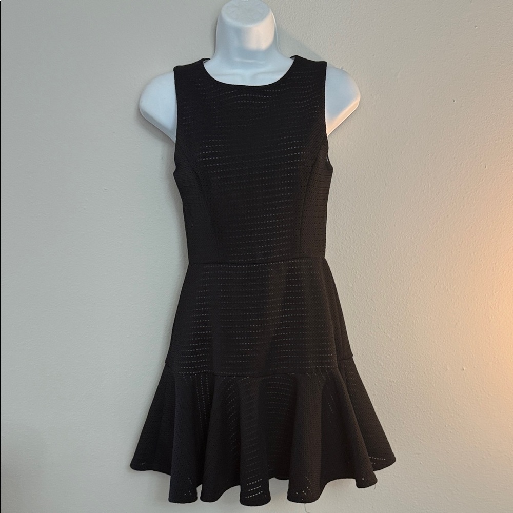Red Saks Difth Avenue Chic Black Sleeveless Mini Dress